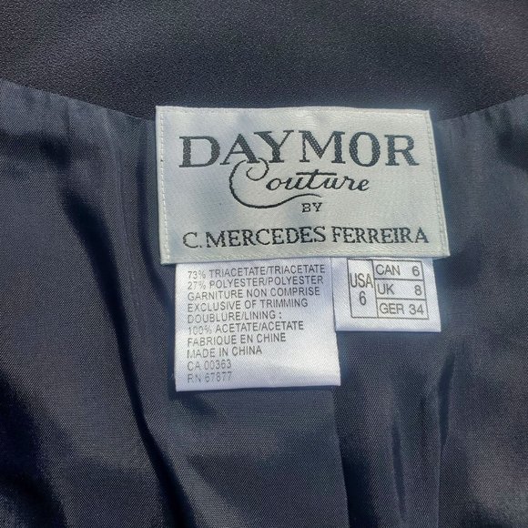 Vintage DAYMOR Couture by C. Mercedes Ferriera Strapless Column Gown w/ Jacket - Picture 13 of 16